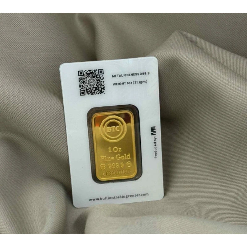 31.106 غرام سبيكة ذهب نقاوة 999.9 31.106 غرام سبيكة ذهب نقاوة 999.9